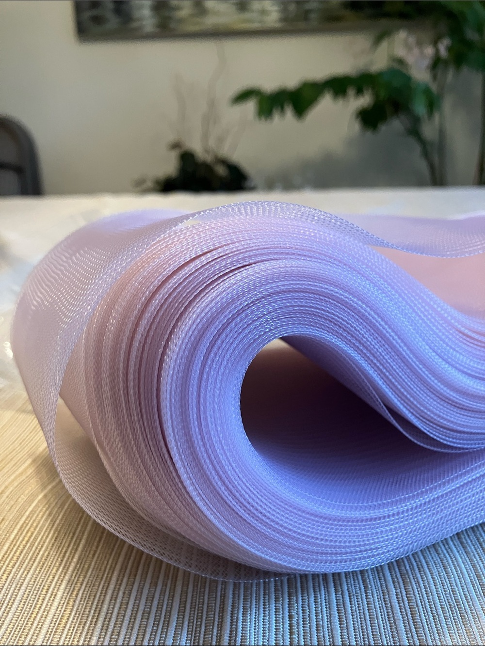 Chic 4” Soft Mauve Pink Caroline Polyester Horsehair Braid 50yd for $20